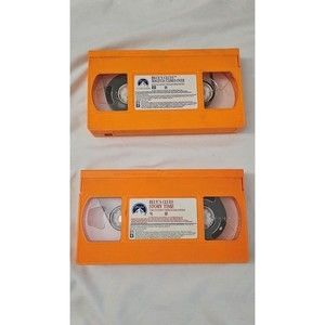 Lot of 2 Nick Jr Blue's Clues VHS Magenta Comes Over & Story Time Orange Tapes